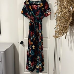Floral maxi dress